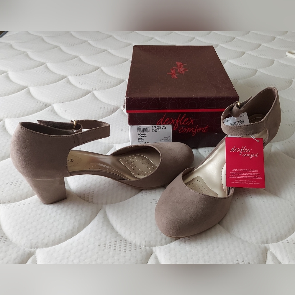 dexflex comfort joan shoes beige dress shoes